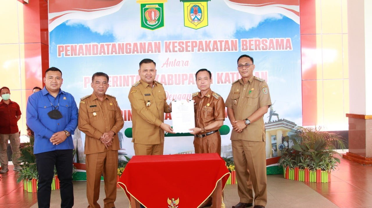 Pemkab Melawi dan Pemkab Katingan Jalin Kerjasama Pembangunan Daerah