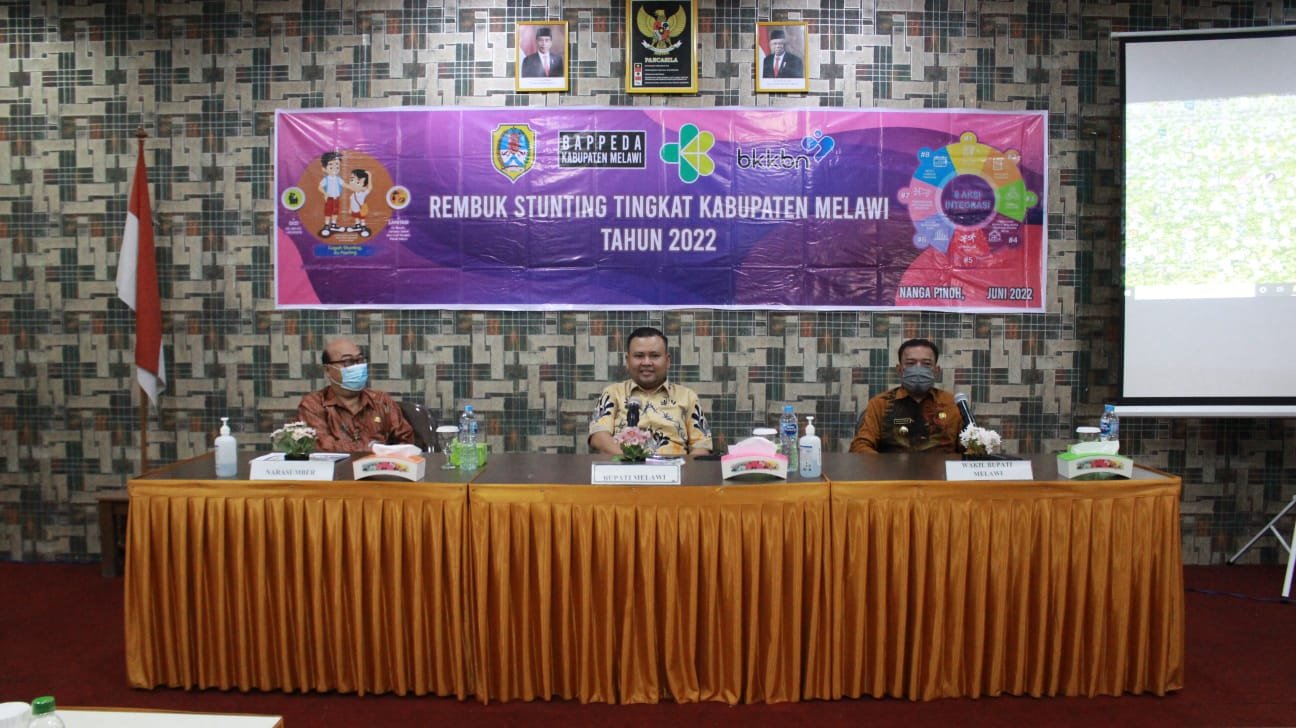 Turunkan Prevalensi Stunting, Pemkab Melawi Laksanakan Rembuk Stunting