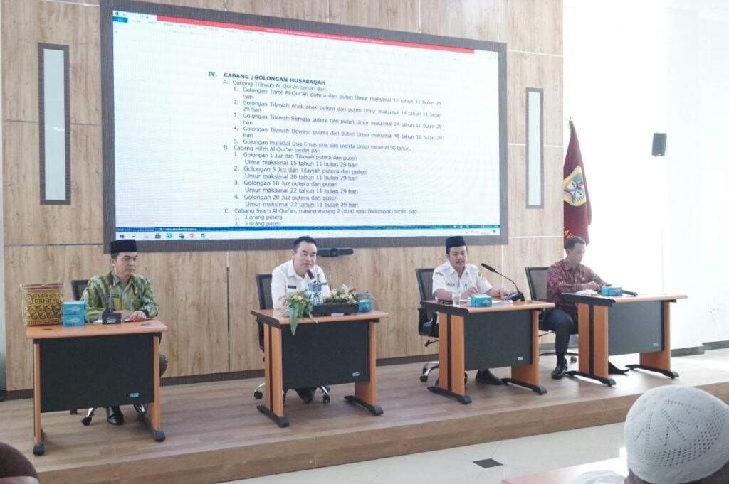 Rapat Koordinasi Persiapan Pelaksanaan MTQ ke-VII Kabupaten Melawi