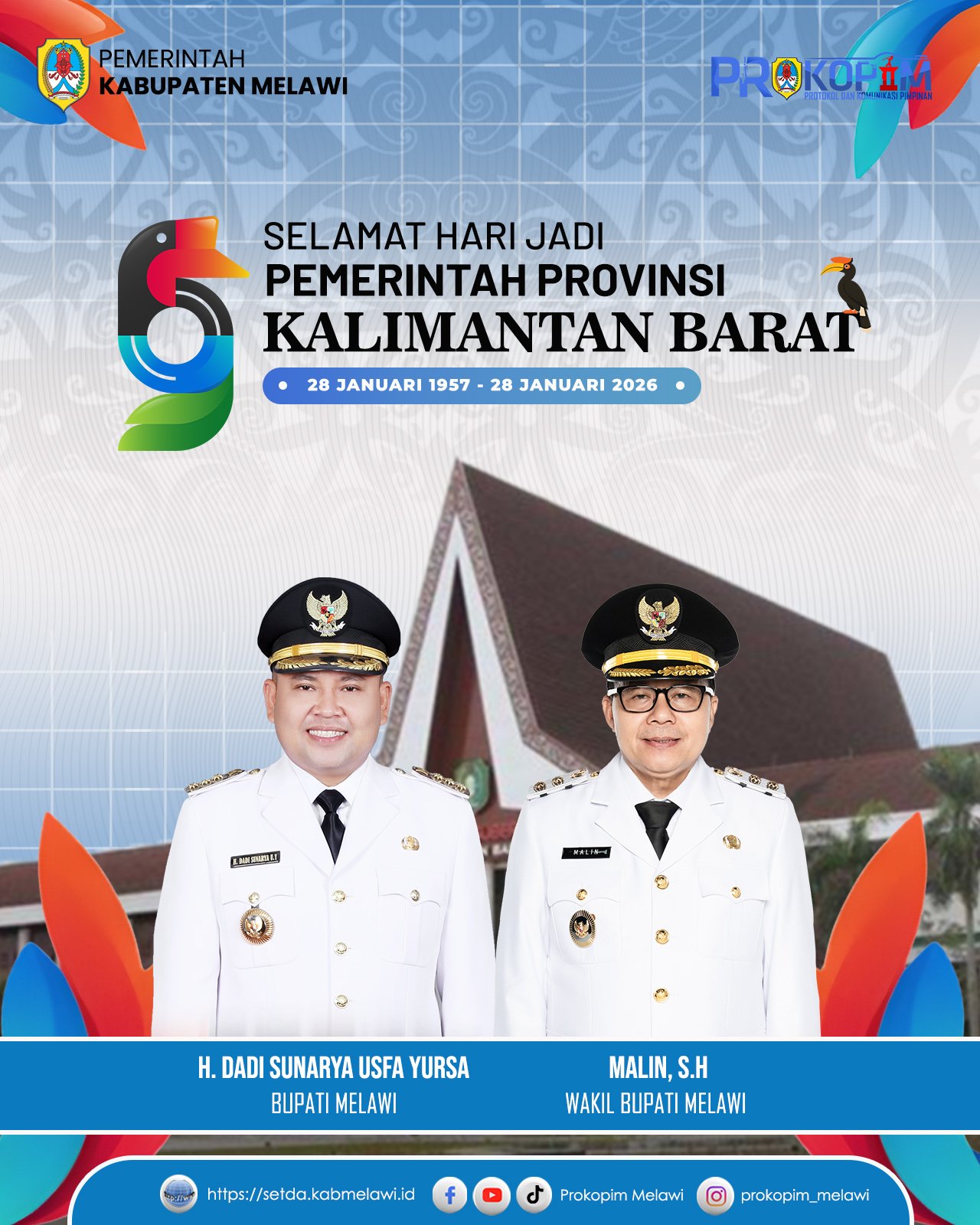 Selamat Hari Jadi ke-69 Pemprov Kalbar