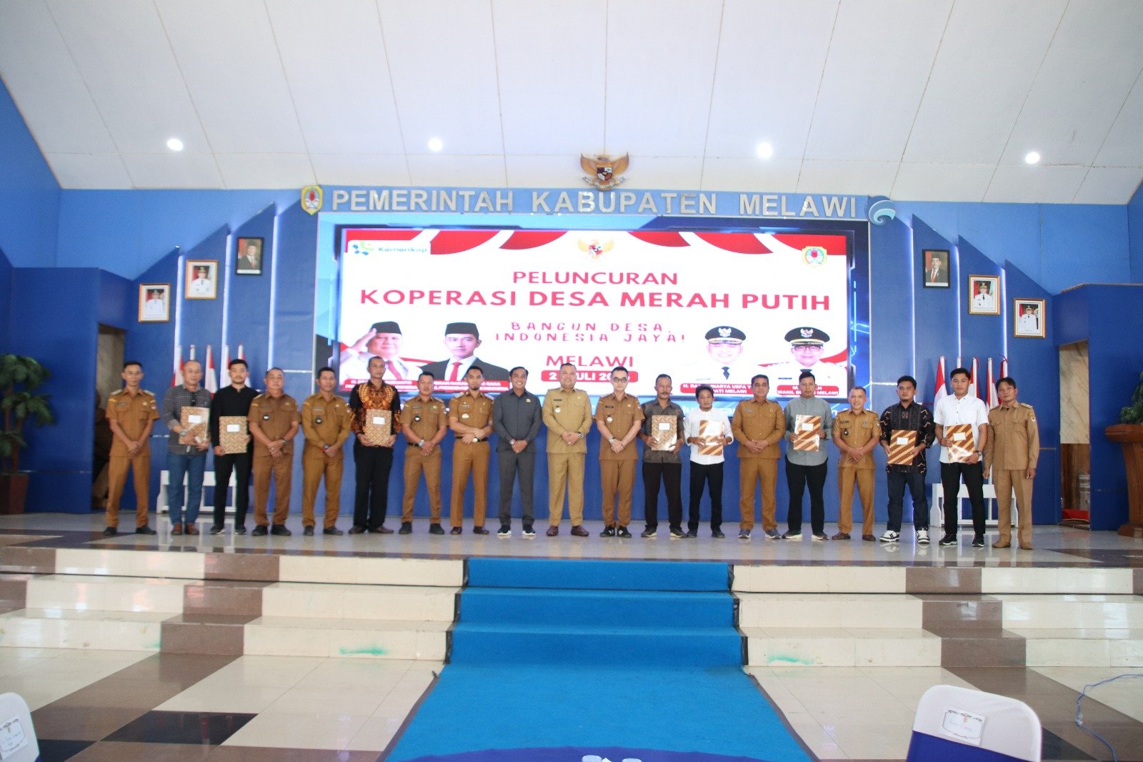 Pemkab Melawi Peluncuran Nasional 80.000 Koperasi Desa/Kelurahan Merah Putih Secara Daring