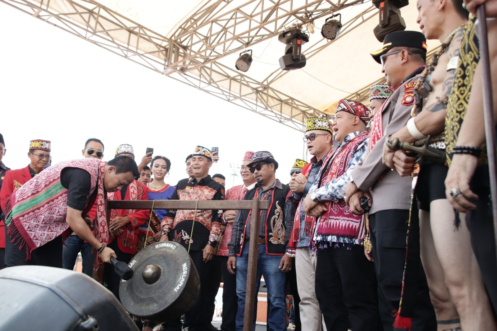 Pekan Gawai Dayak Kabupaten Melawi ke-XVII Resmi Dibuka