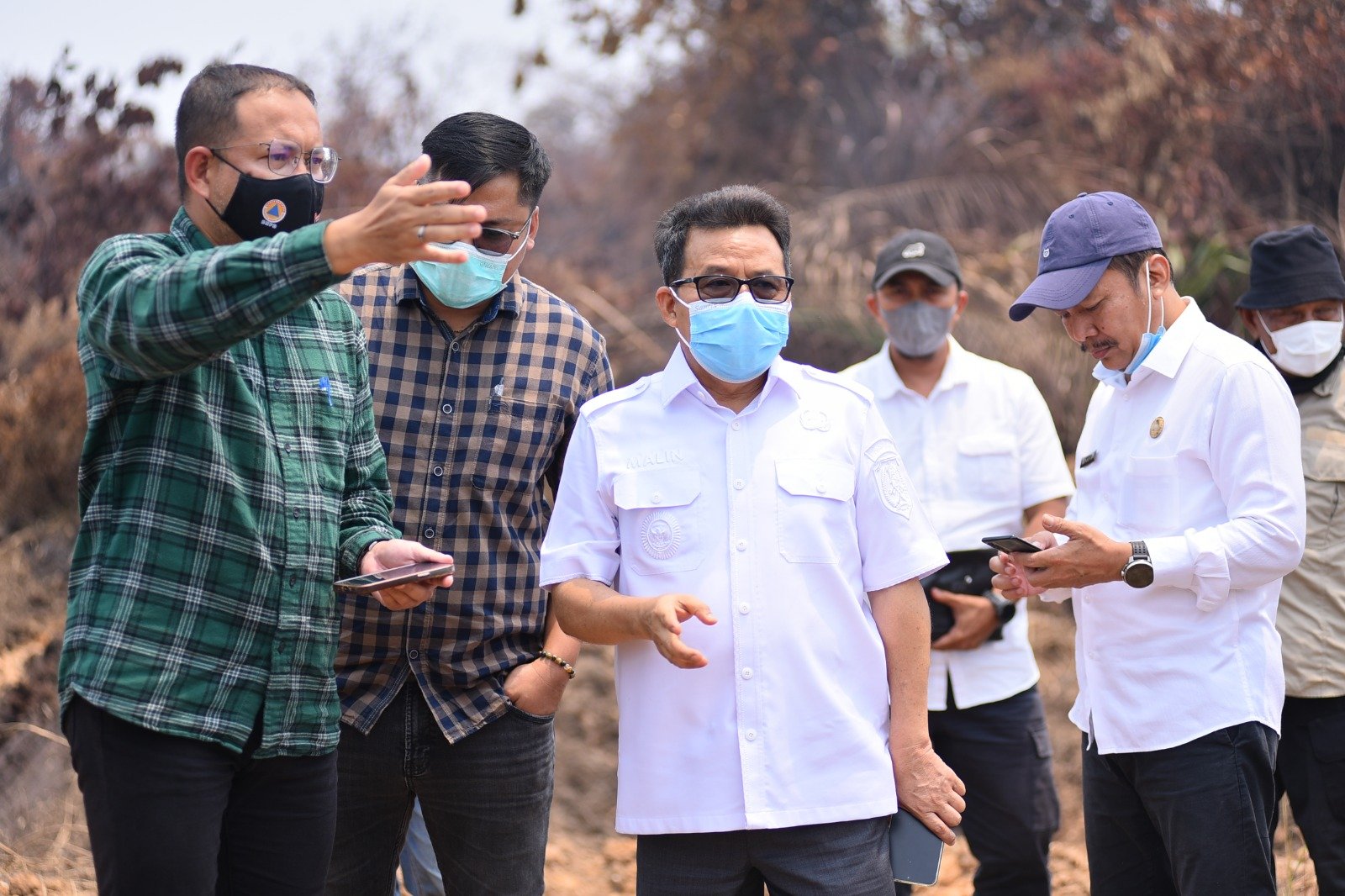 Wakil Bupati Melawi Tinjau Lokasi Karhutla, Pastikan Penanganan Berjalan Optimal