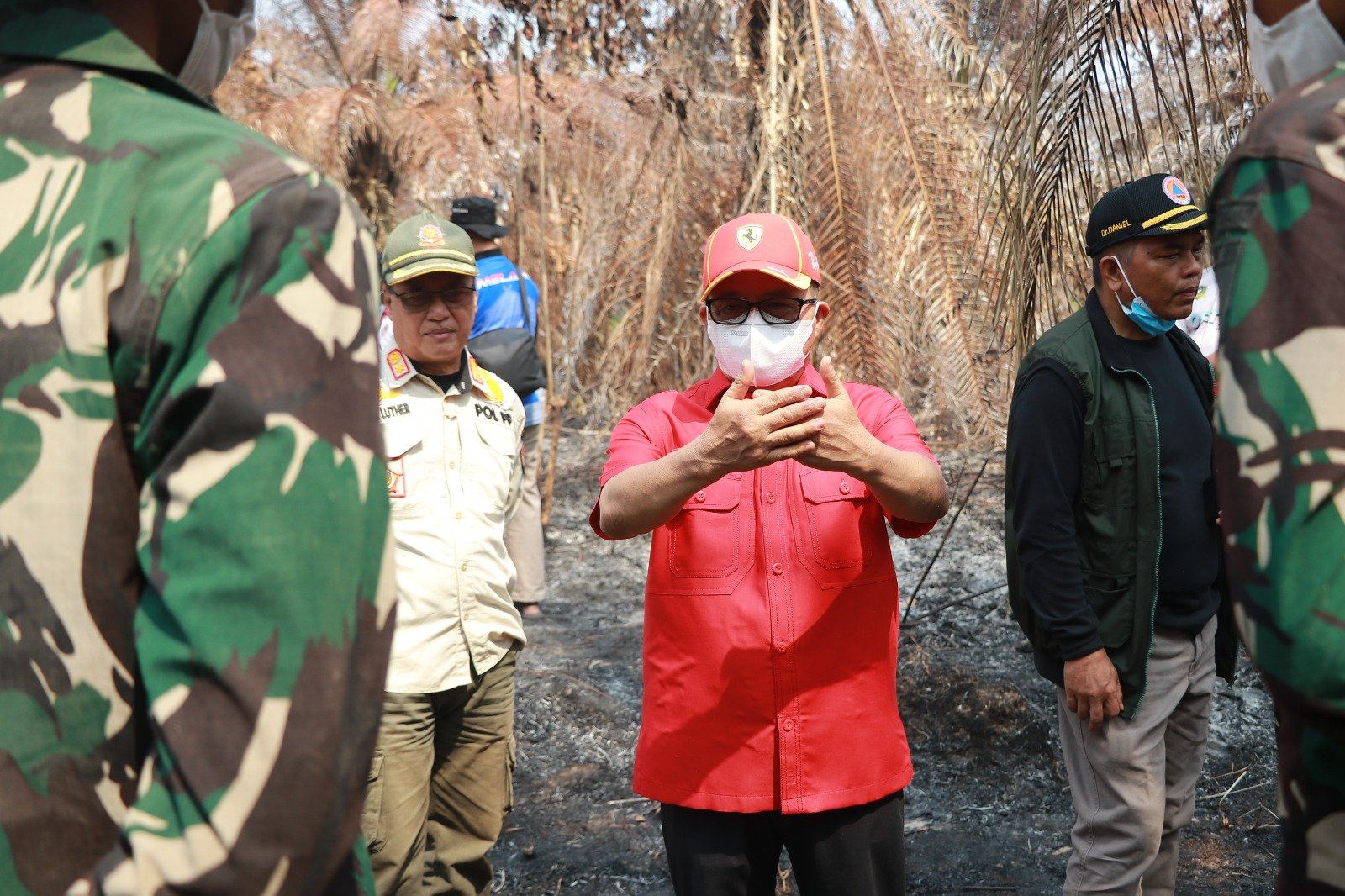 Wakil Bupati Melawi Tinjau Lokasi Karhutla, Pastikan Tidak Ada Lagi Titik Api