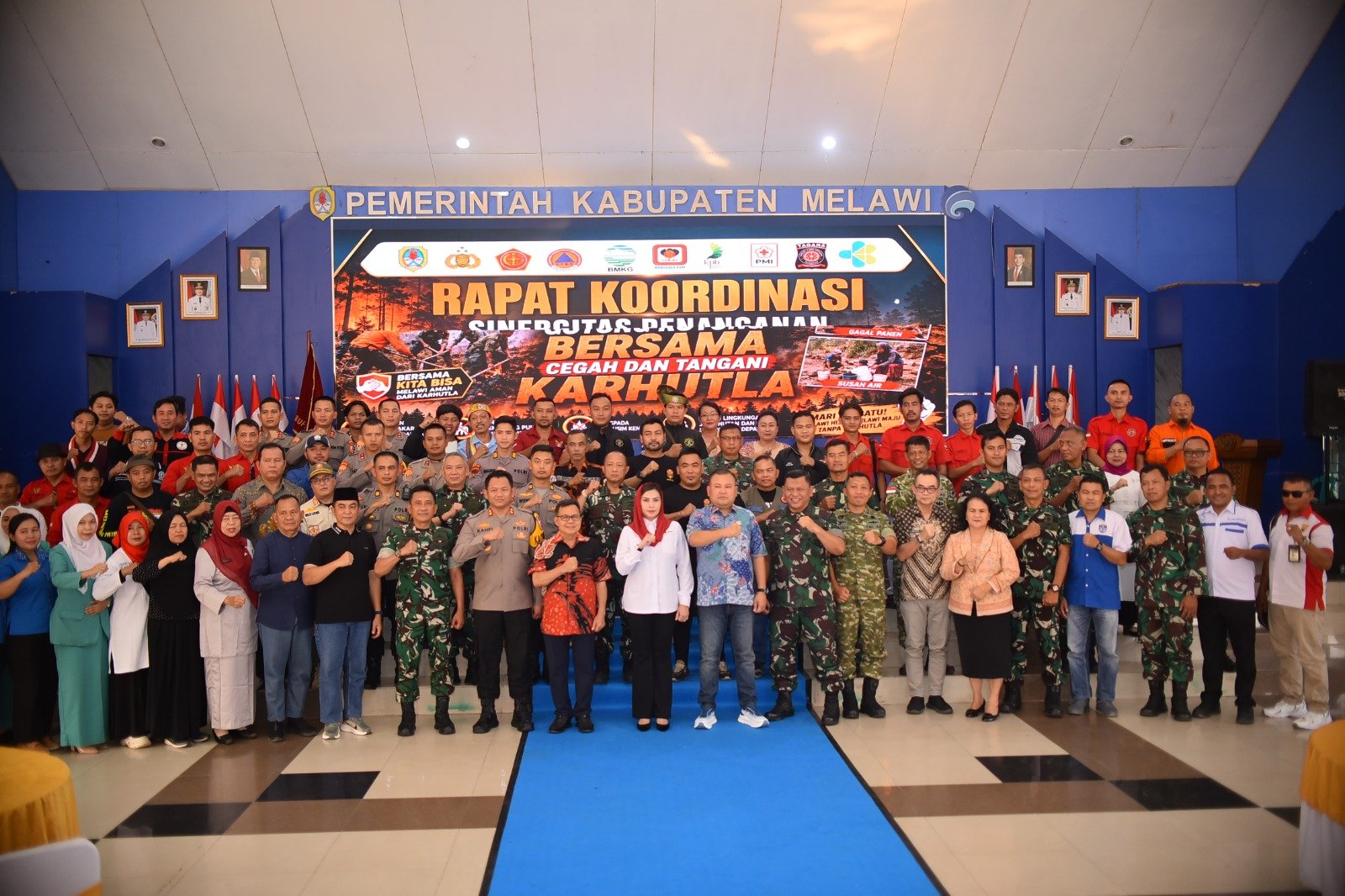 Pemkab Melawi Perkuat Sinergitas Penanganan Karhutla