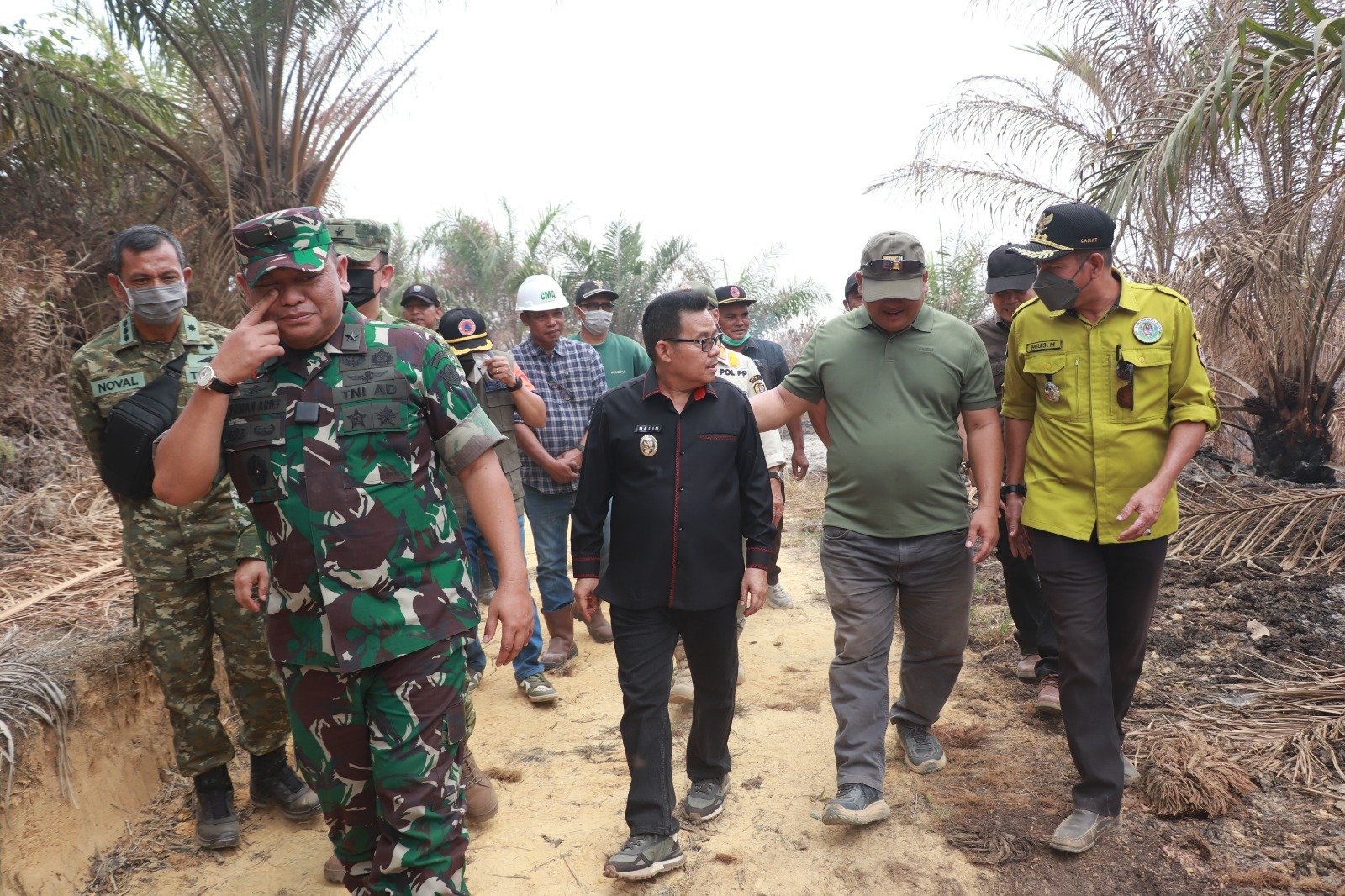 Wakil Bupati Melawi Monitoring Penanganan Karhutla di wilayah operasional PT. CM